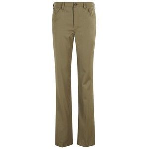 The Attico Tailored Army Green Pants With Center Zipper - NWT